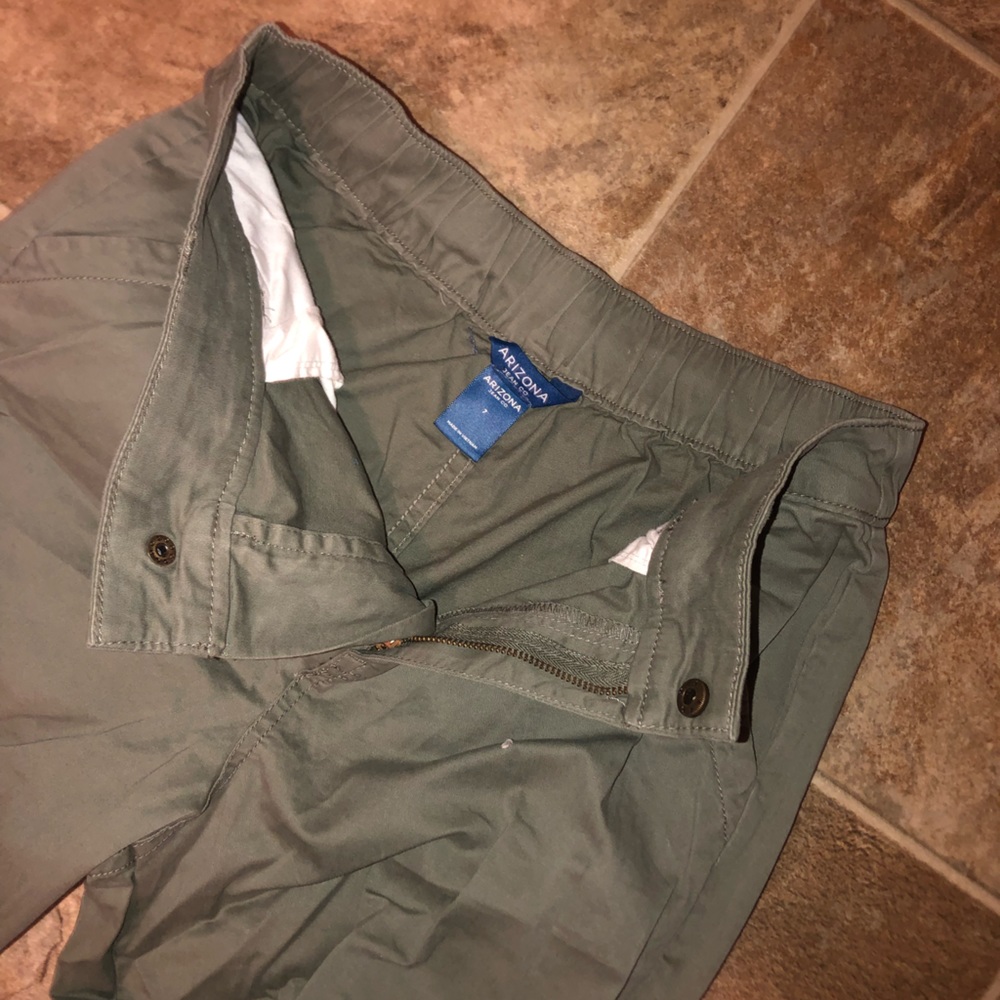 Camo Green Skinny Cargo Pants/Joggers